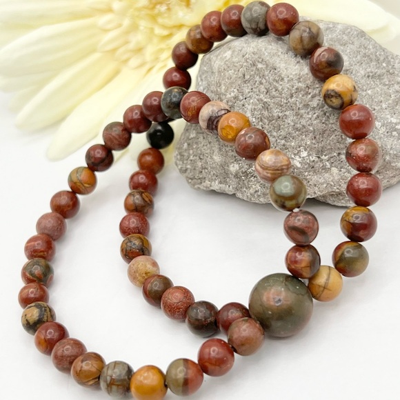 PICASSO JASPER BRACLET - Picture 4 of 7